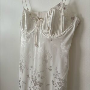 For Love And Lemons White Floral Dress